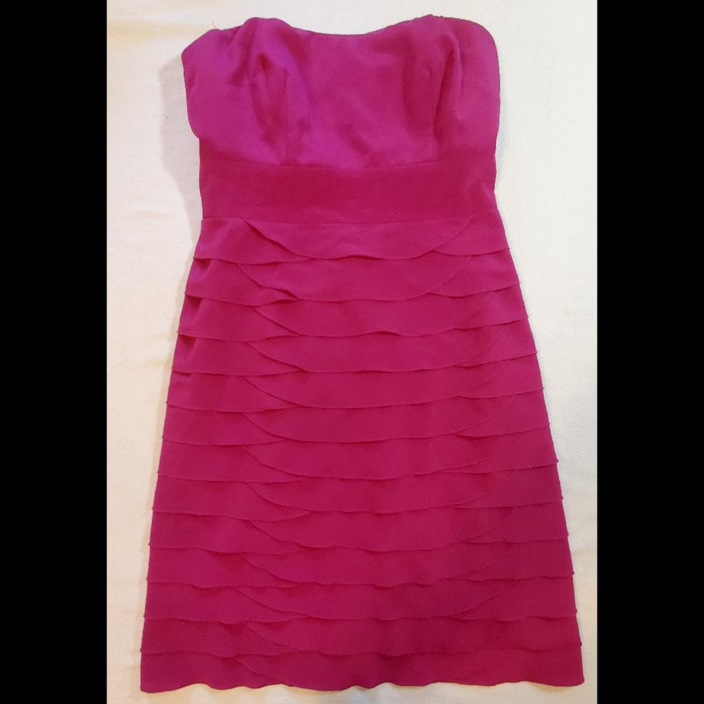 Gianni Bini strapless formal dress, Fuchsia pink 0
